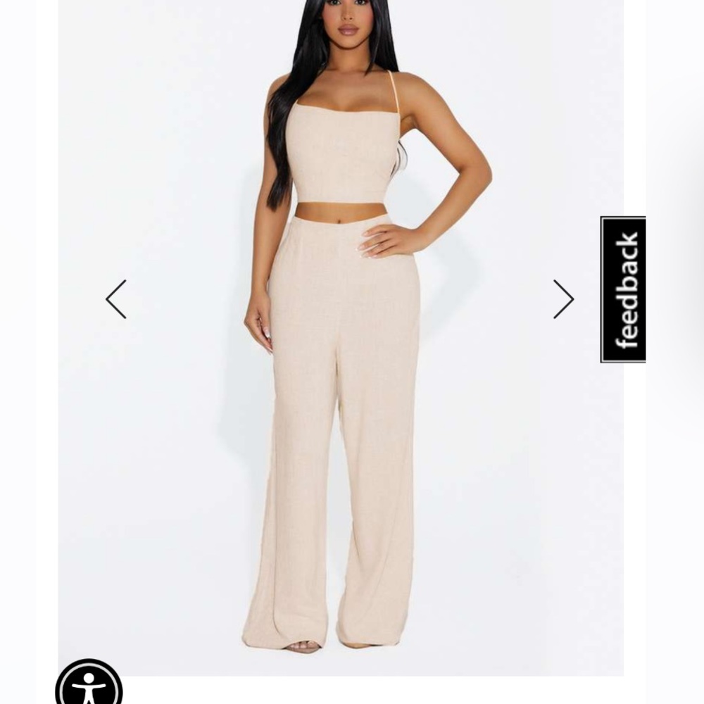 Naked wardrobe linen pants